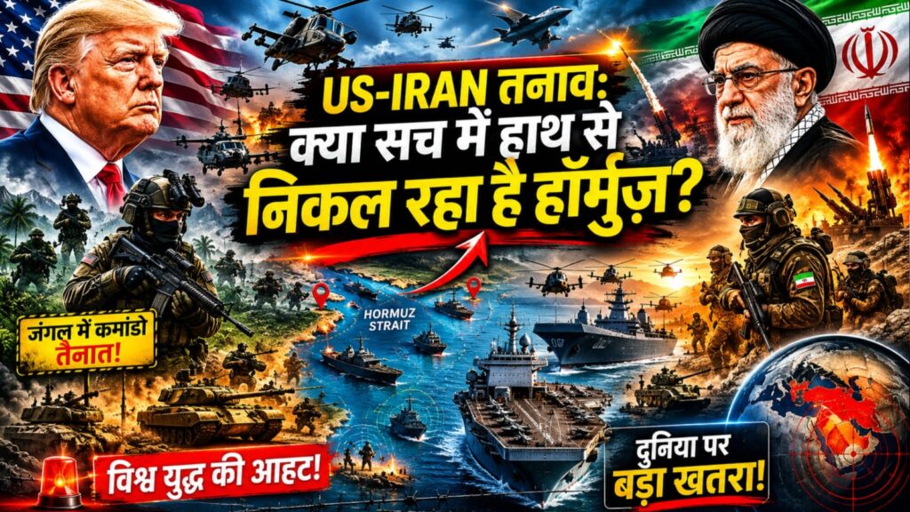 US-Iran तनाव और हॉर्मुज़ संकट पर न्यूज़ थंबनेल