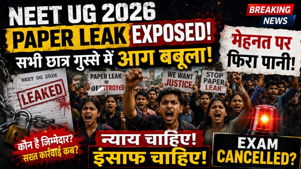 NEET UG 2026 Exam Cancelled News Update