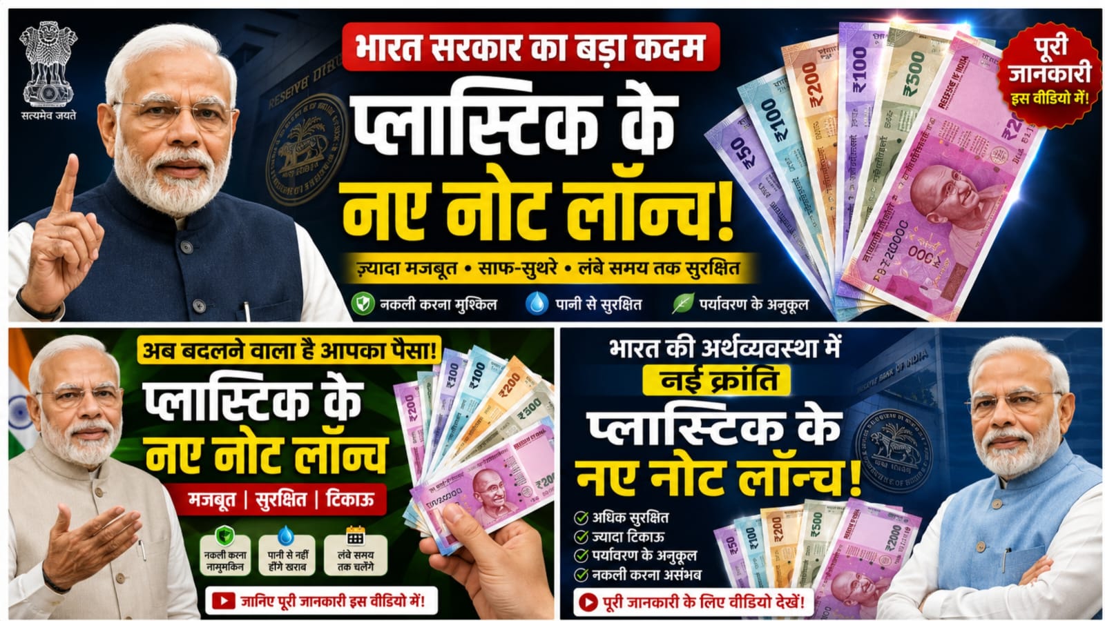 भारत में अब प्लास्टिक के नोट आएंगे?