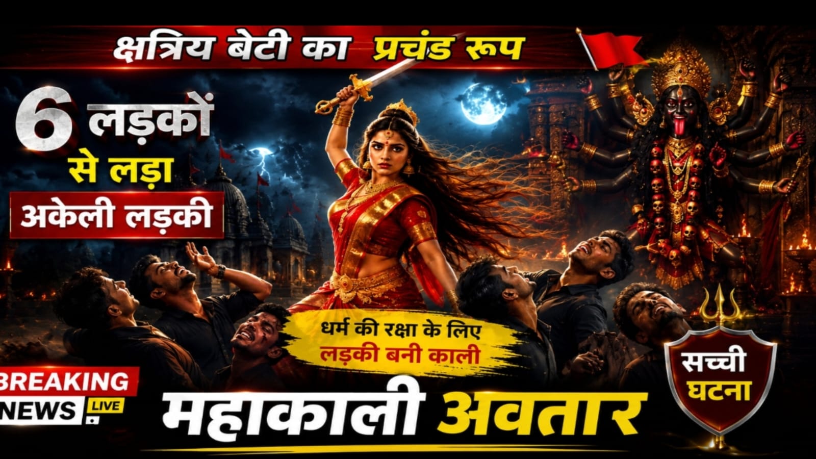 एक हिंदू लड़की ने छ मुसलमान लड़कों के काट दिए सर
