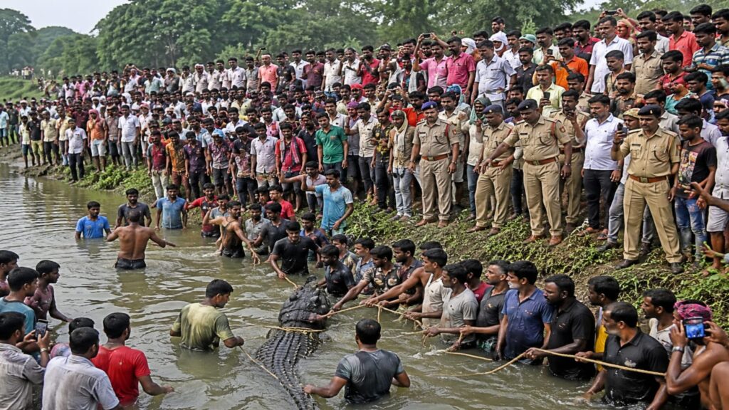 12 साल के मासूम पर मगरमच्छ का हमला