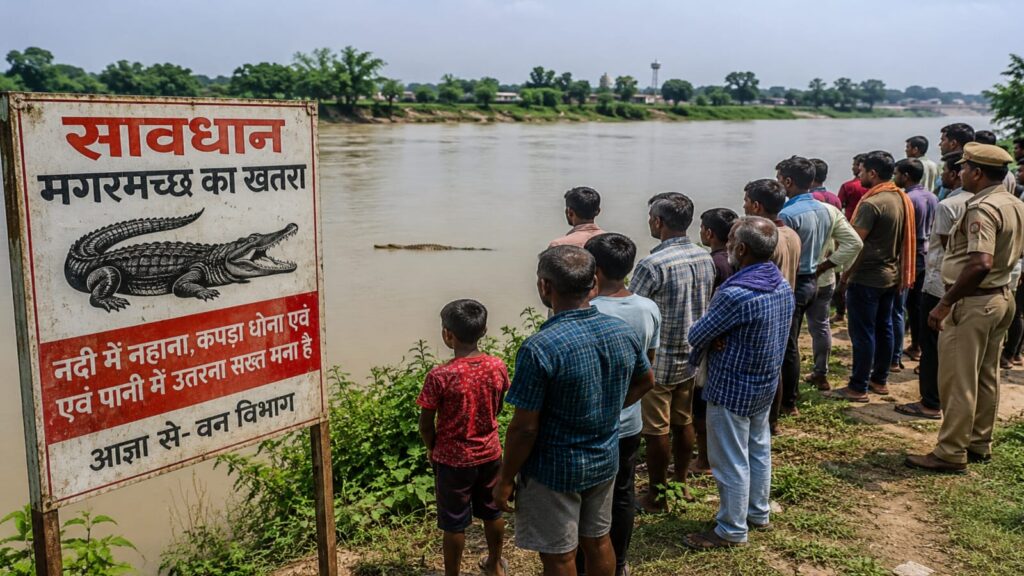 मगरमच्छ ने 12 साल के एक मासूम पर हमला