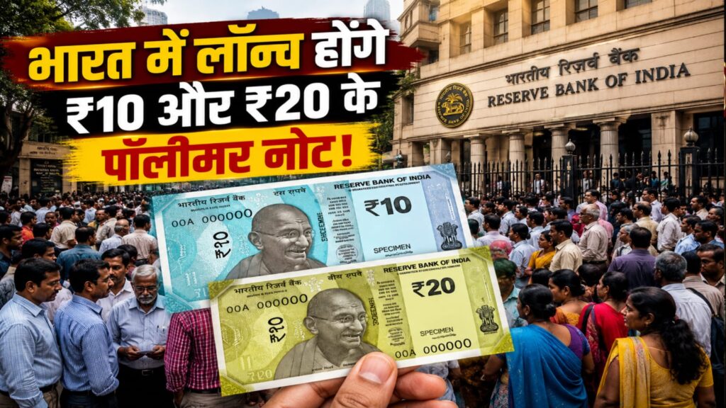 भारत में पहली बार आएंगे पॉलिमर नोट? ₹10 और ₹20 के नए नोटों की होगी टेस्टिंग – 