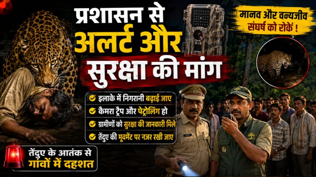 मुरादाबाद में तेंदुए का आतंक!