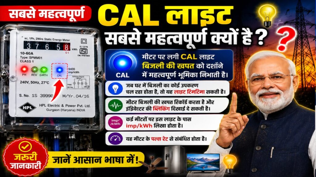 बिजली के मीटर में जलने वाली चार लाइटों का क्या मतलब है? 